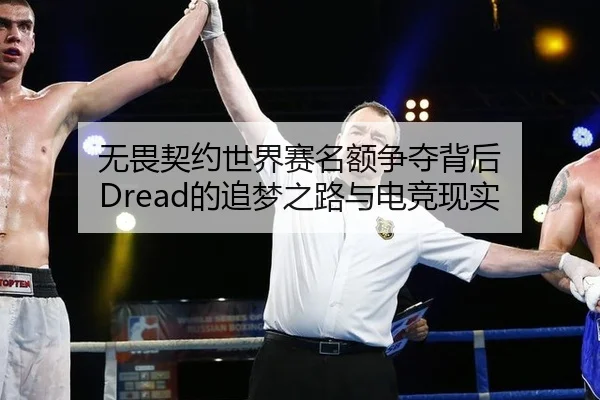 无畏契约世界赛名额争夺背后 Dread的追梦之路与电竞现实